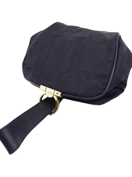 Salvatore Ferragamo Handbags - Salvatore Ferragamo Handbag Black gold Women Authentic secondhand